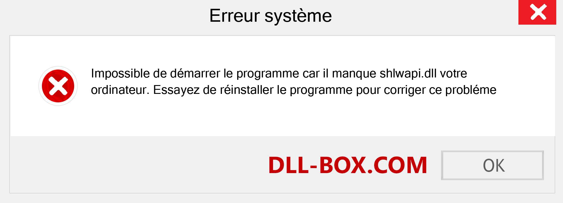 Le fichier shlwapi.dll est manquant ?. Télécharger pour Windows 7, 8, 10 - Correction de l'erreur manquante shlwapi dll sur Windows, photos, images